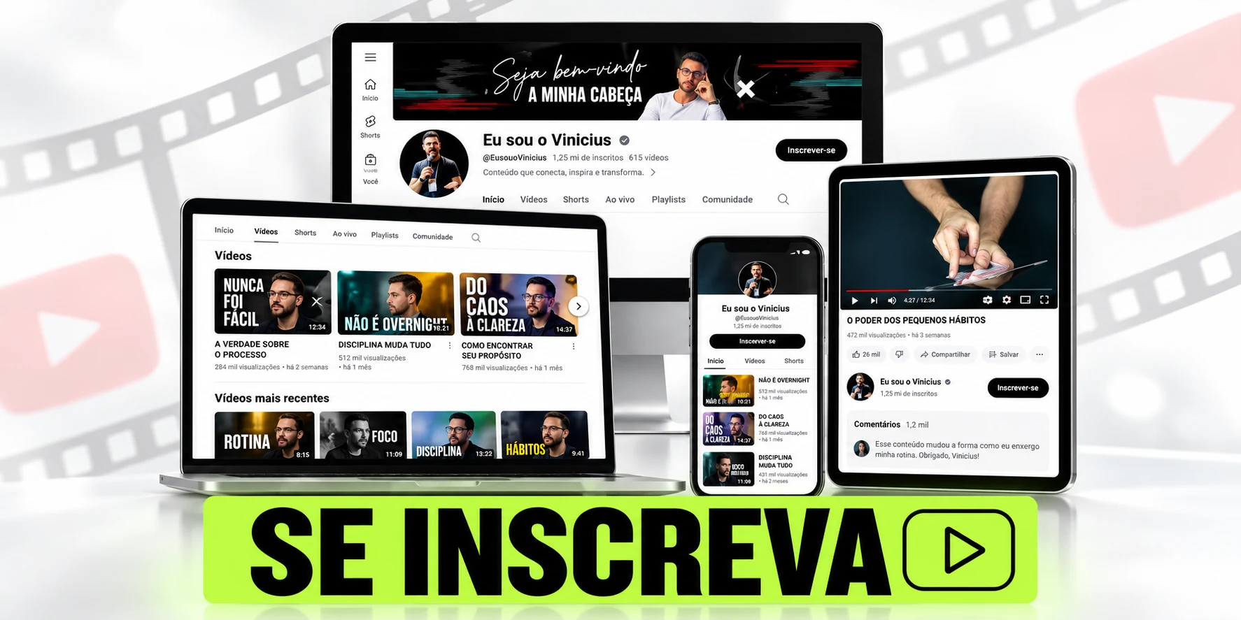 Canal Eu Sou o Vinicius no YouTube