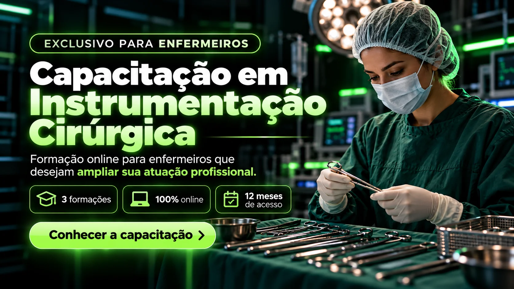 Capacitação em Instrumentação Cirúrgica para enfermeiros